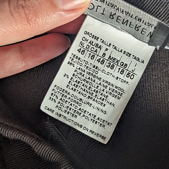 MaxMara Wool Trousers Size 16 - Picture 2 of 5